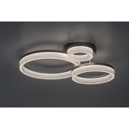 Rabalux - LED Stropné svietidlo LED/24W/230V 3000/4000/6500K matný chróm