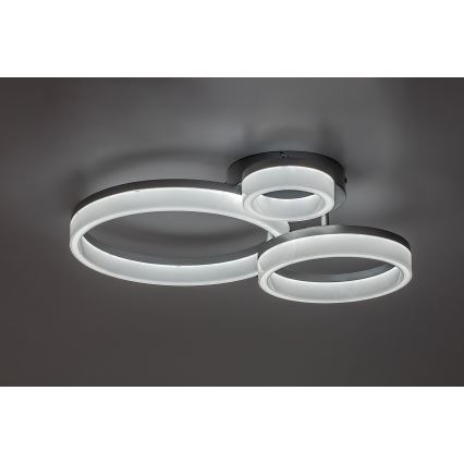 Rabalux - LED Stropné svietidlo LED/24W/230V 3000/4000/6500K matný chróm