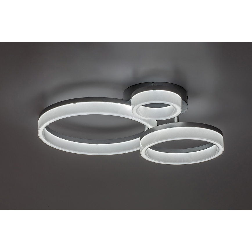 Rabalux - LED Stropné svietidlo LED/24W/230V 3000/4000/6500K matný chróm