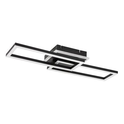 Svietidlo svieti na strope. Je zložené z čiernych štvorcových rámov prekrytých navzájom, s vnútorným osvetlením. Celok je pripevnený k stropu.