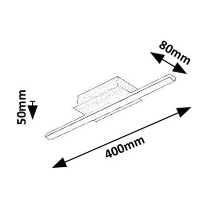 Rabalux - LED Stropné svietidlo LED/8W/230V 4000K