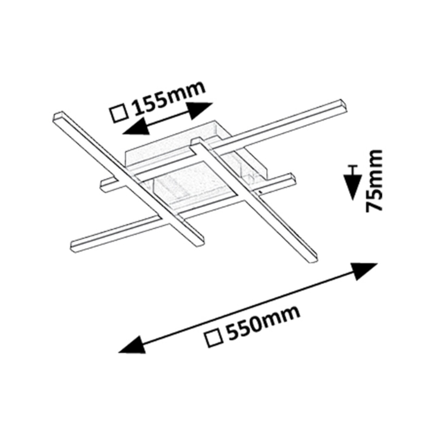 Rabalux - LED Stropné svietidlo LED/24W/230V 4000K