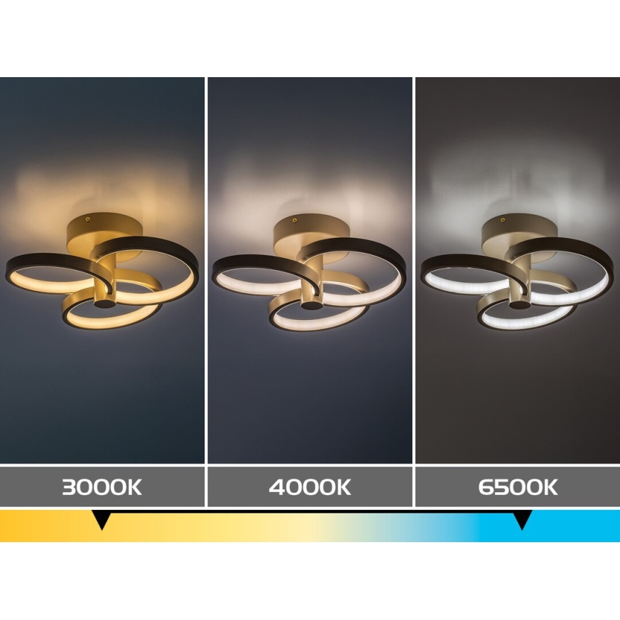 Rabalux - LED stmievateľné stropné svietidlo LED/32W/230V 3000-6500K pr. 31 cm béžové + diaľkové ovládanie