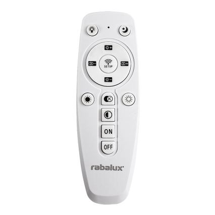 Rabalux - LED stmievateľné stropné svietidlo LED/32W/230V 3000-6500K pr. 31 cm béžové + diaľkové ovládanie