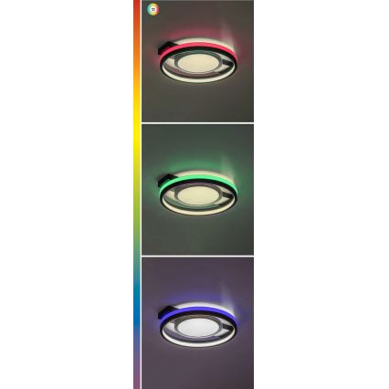 Rabalux - LED RGB Stmievateľné stropné svietidlo LED/40W/230V 3000-6500K + diaľkové ovládanie