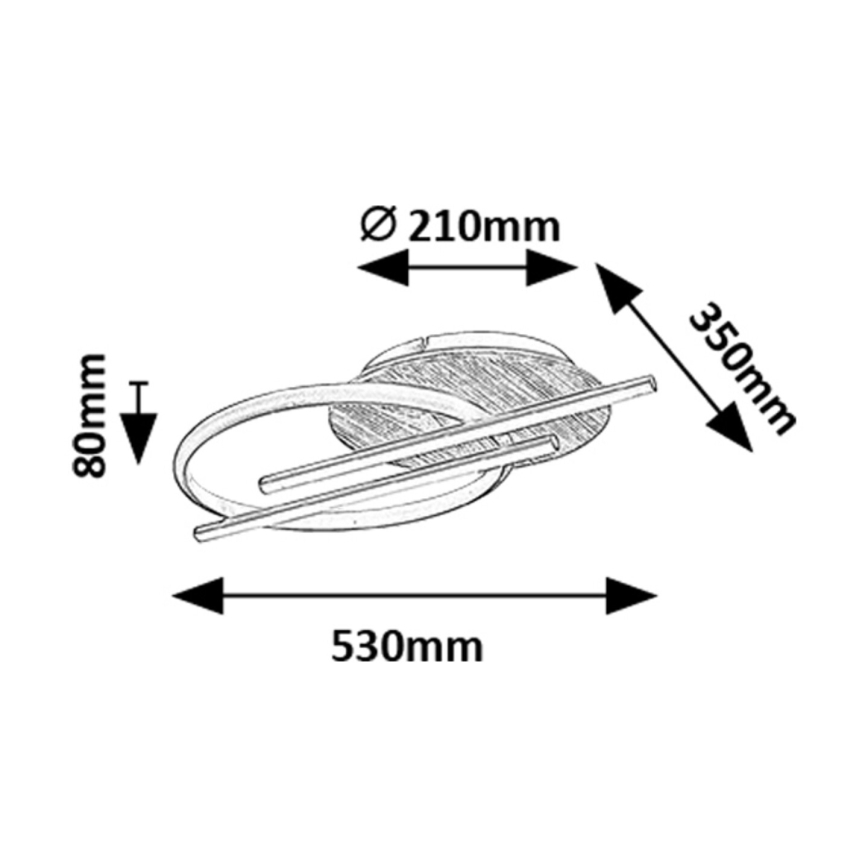 Rabalux - LED Stropné svietidlo LED/40W/230V 3000/4000/6500K