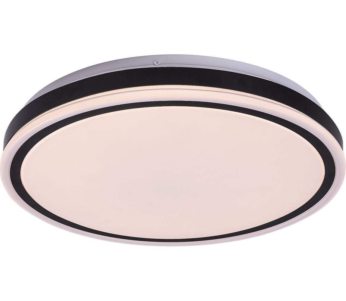 Rabalux 71412 - LED stmievateľné stropné svietidlo CORLET 20W/230V 3000-6500K pr.38,5cm čierne + diaľkové ovládanie 71412