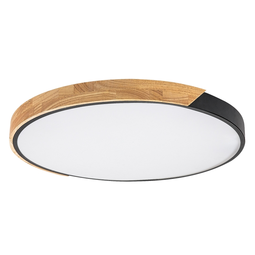 Rabalux - LED stropné svietidlo LED/42W/230V 3000/4000/6500K čierna/dub pr. 61 cm