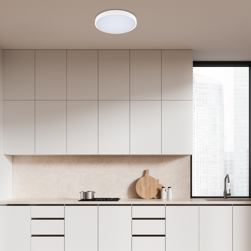 Rabalux - LED Kúpeľňové stropné svietidlo LED/24W/230V 3000/4000/6000K IP44 pr. 35,5 cm biela