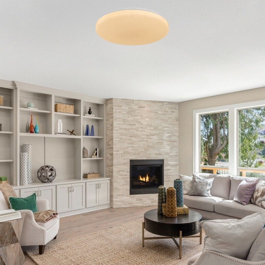 Rabalux - stmievateľné LED stropné svietidlo LED/34W/230V 3000-6500K pr. 38 cm + diaľkové ovládanie