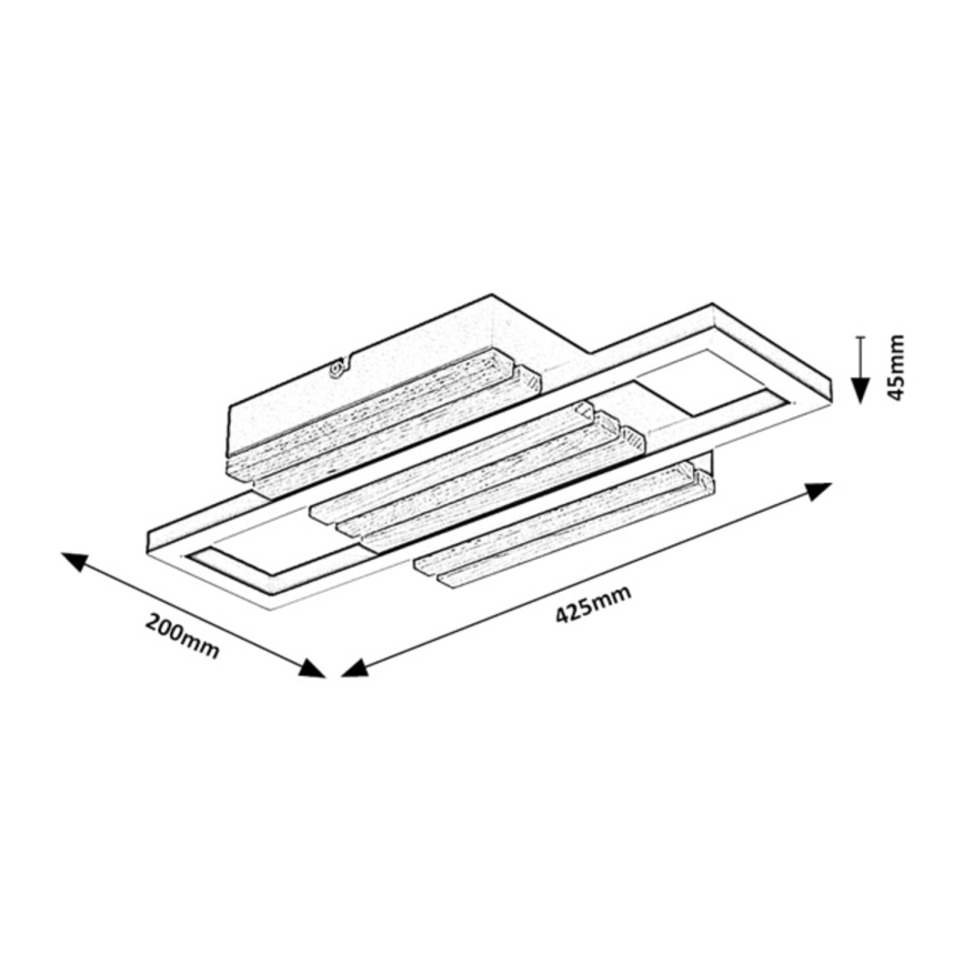 Rabalux - LED stropné svietidlo LED/12W/230V 3000/4500/6000K