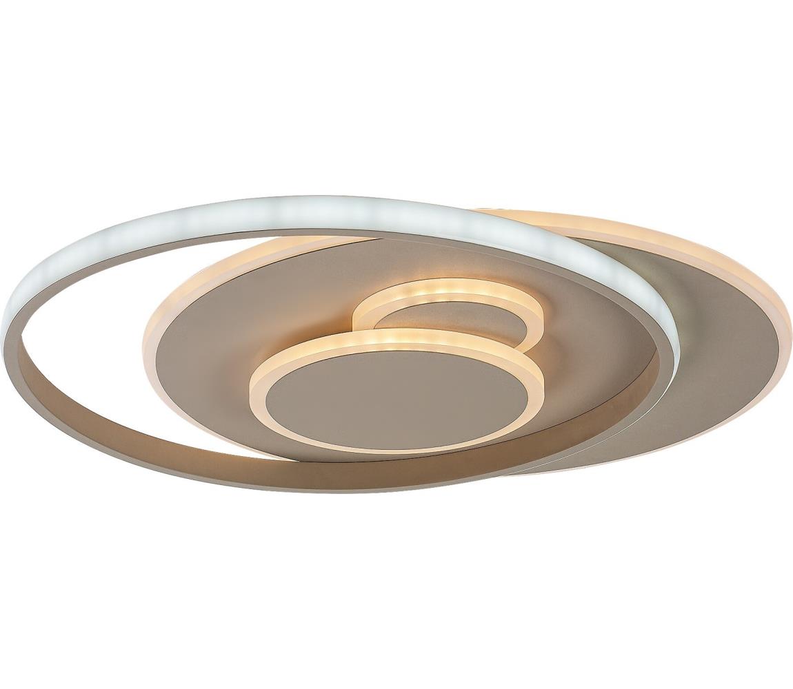Rabalux 71465 - LED stmievateľné stropné svietidlo BRANTIEL 57W/230V 3000-6000K 48,5x40 cm + diaľkový ovládač 71465