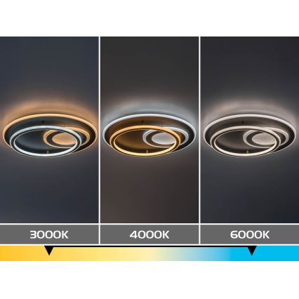 Rabalux - LED stmievateľné stropné svietidlo LED/60W/230V 3000-6000K priemer 50 cm + diaľkové ovládanie