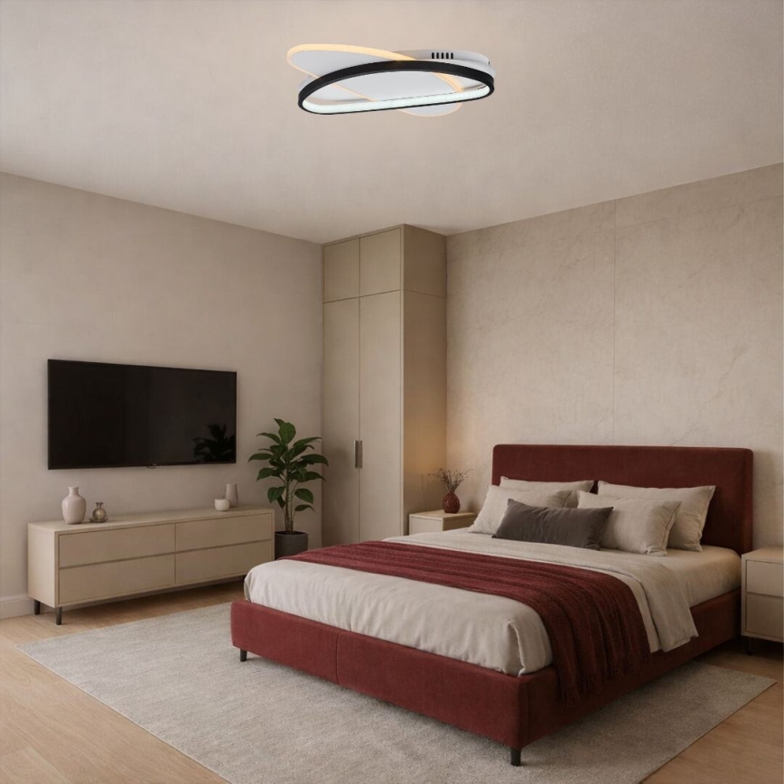 Rabalux - LED Stmievateľné stropné svietidlo LED/57W/230V 3000-6000K 45x30,5 cm + diaľkové ovládanie
