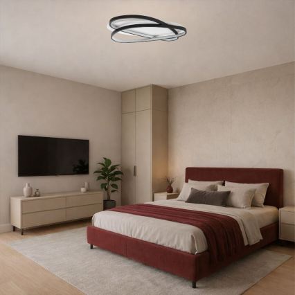 Rabalux - Stmievateľné LED stropné svietidlo LED/57W/230V 3000-6000K 53x38 cm + diaľkové ovládanie