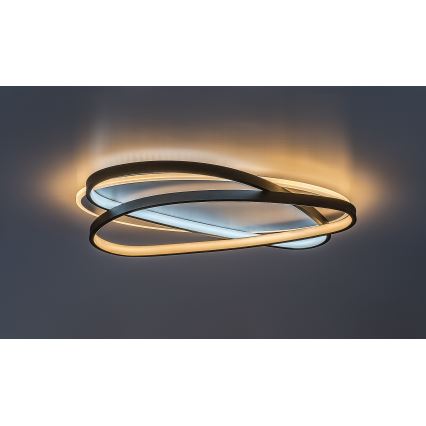 Rabalux - Stmievateľné LED stropné svietidlo LED/57W/230V 3000-6000K 53x38 cm + diaľkové ovládanie