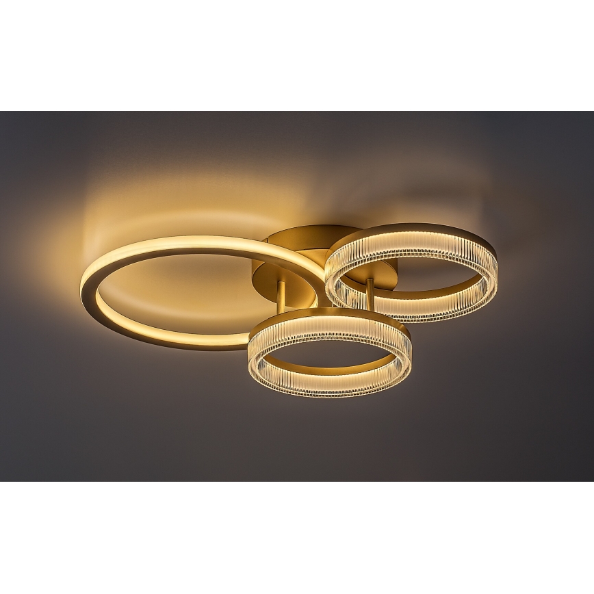 Rabalux - Stmievateľné LED stropné svietidlo 38 W / 230 V, 3000–6500 K, 58,5 × 38 cm + diaľkové ovládanie