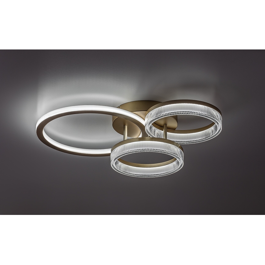 Rabalux - Stmievateľné LED stropné svietidlo 38 W / 230 V, 3000–6500 K, 58,5 × 38 cm + diaľkové ovládanie