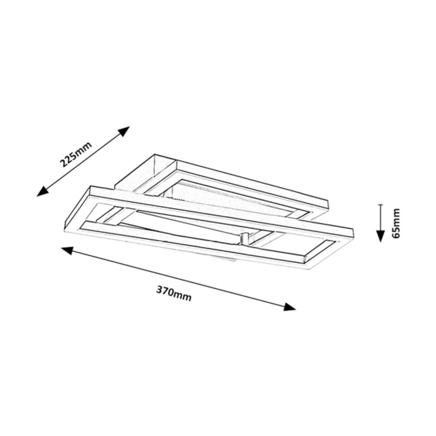 Rabalux - LED stropné svietidlo LED/24W/230V 37x22,5 cm