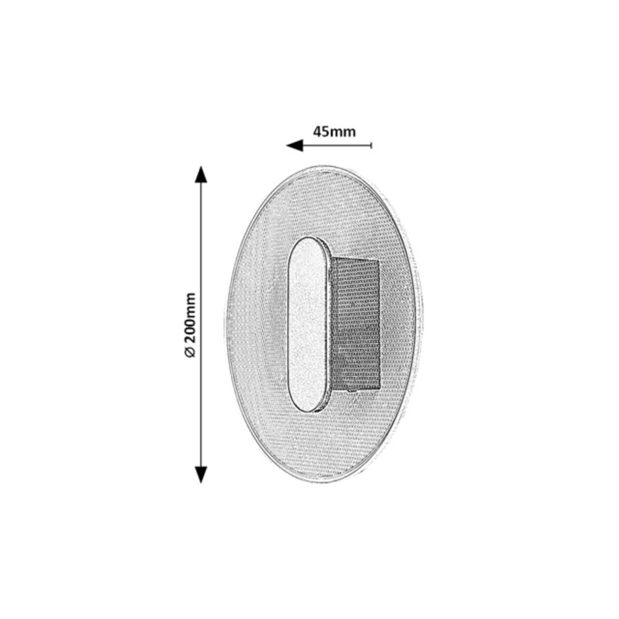 Rabalux - LED nástenné svietidlo LED/6W/230V