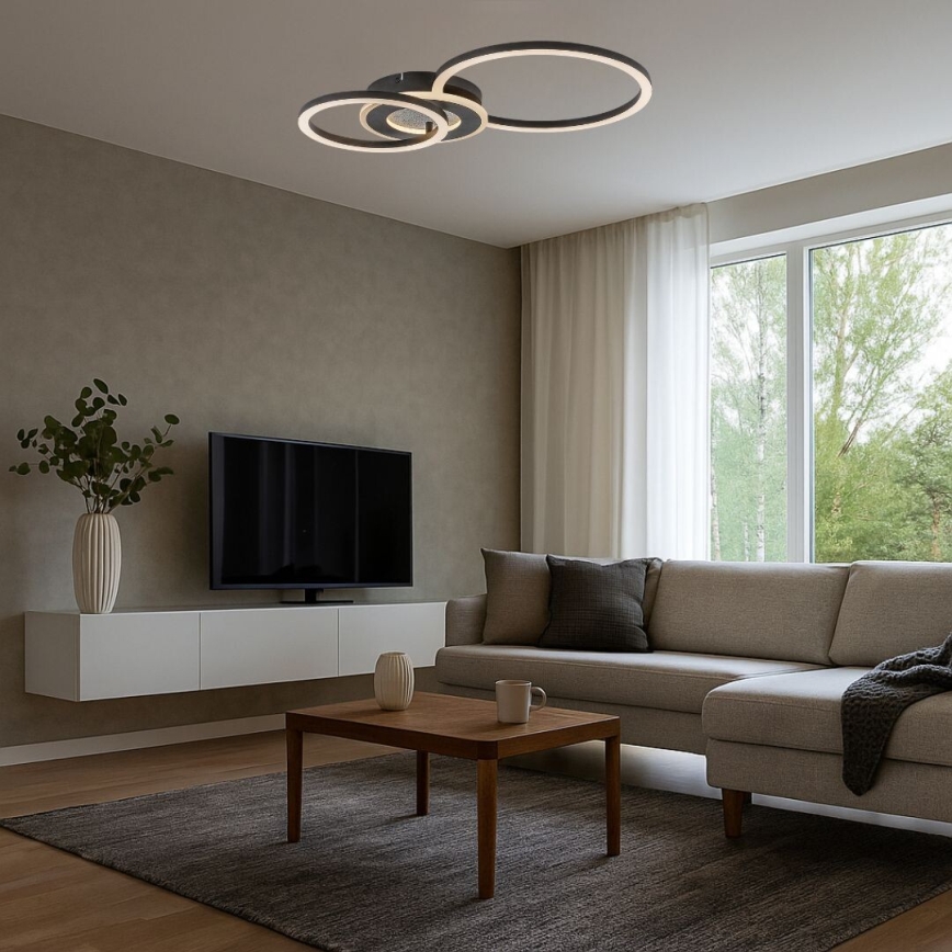 Rabalux - stmievateľné LED stropné svietidlo LED/24W/230V 3000-6500K 46x33 cm + diaľkové ovládanie