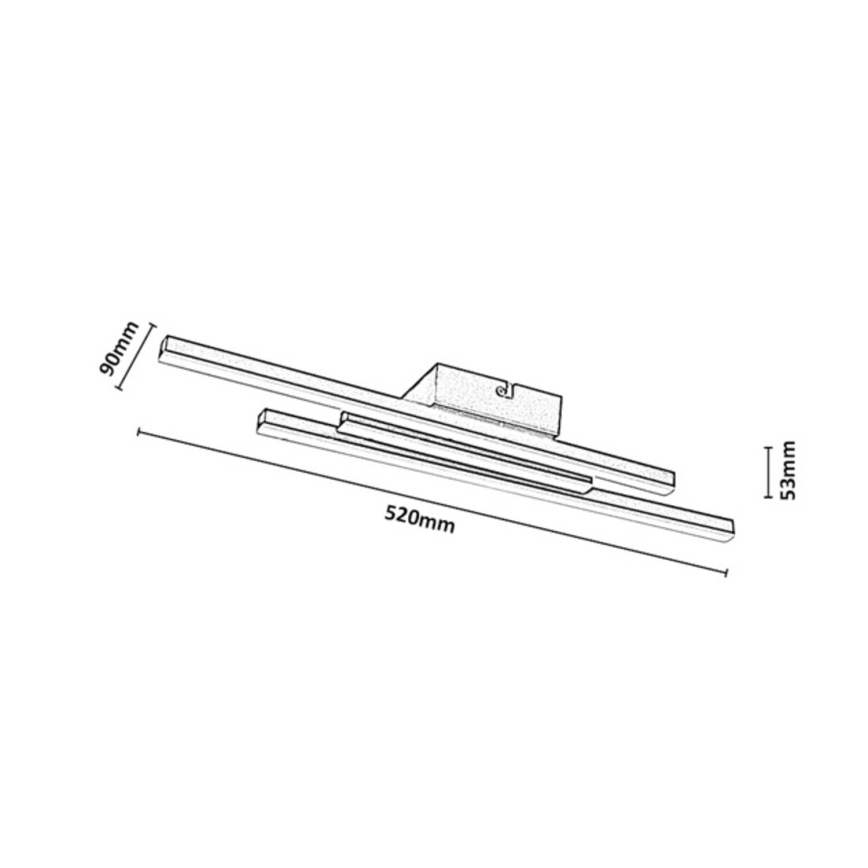 Rabalux - LED Stropné svietidlo LED/18W/230V 3000K zlaté