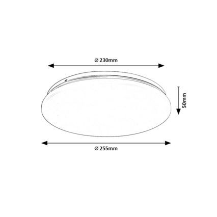 Rabalux - LED stropné svietidlo LED/12W/230V 4000K priemer 25,5 cm