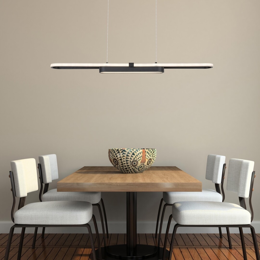 Rabalux - LED Luster na lanku LED/48W/230V 4000K čierna
