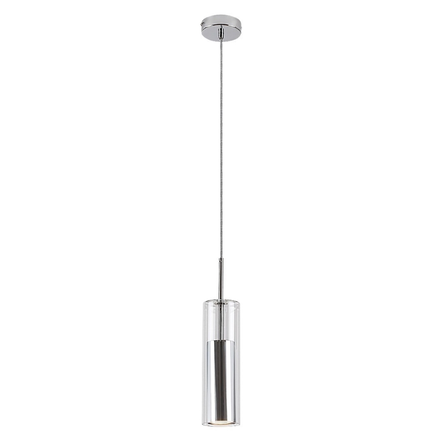 Rabalux - Luster na lanku 1xGU10/50W/230V číra/lesklý chróm