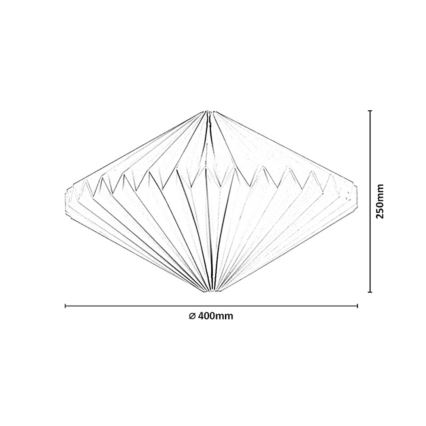 Rabalux - Tienidlo k lustru max. 40W pr. 40 cm biele