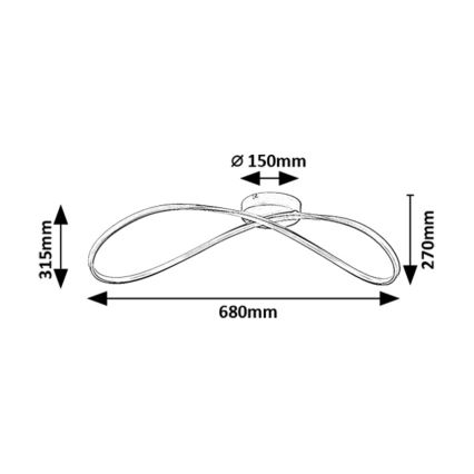 Rabalux - LED Stropné svietidlo LED/30W/230V 3000K
