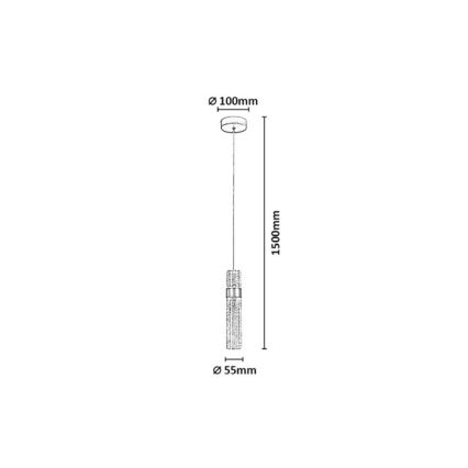 Rabalux - LED luster na lankách LED/8W/230V 3000K