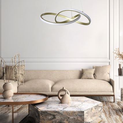 Rabalux - LED Luster na lanku LED/36W/230V 3000K zlatá