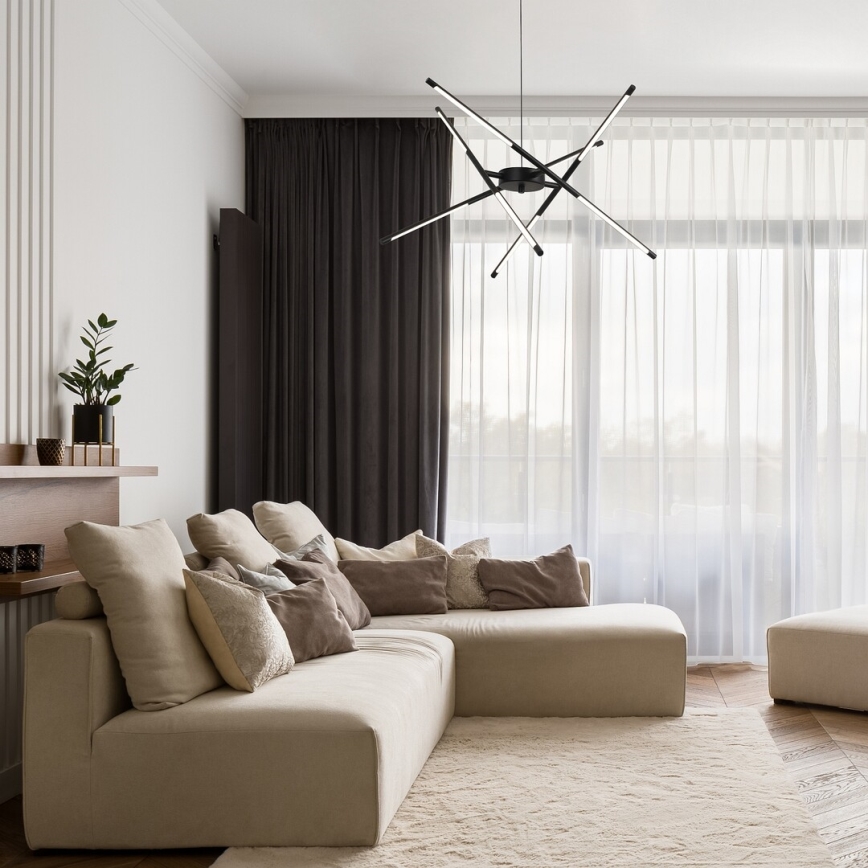 Rabalux - LED Luster na lanku LED/40W/230V 3000K čierna