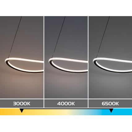 Rabalux - Stmievateľný závesný luster na lanku LED/45W/230V 3000-6500K + diaľkové ovládanie