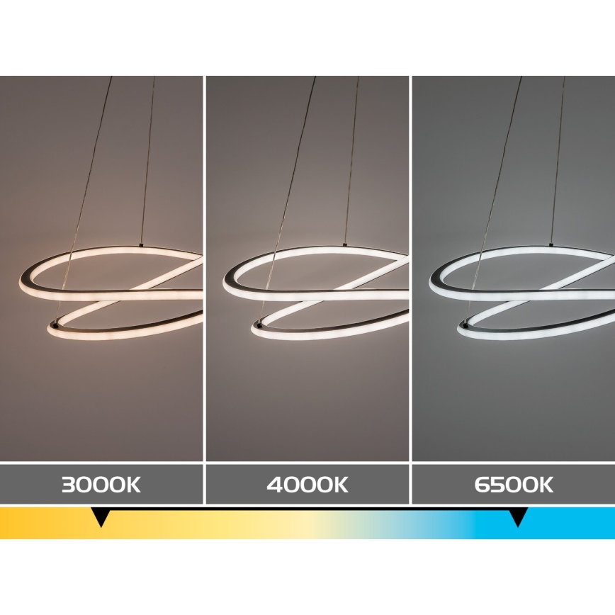 Rabalux - LED stmievateľný luster na lanku LED/75W/230V 3000-6500K + diaľkové ovládanie