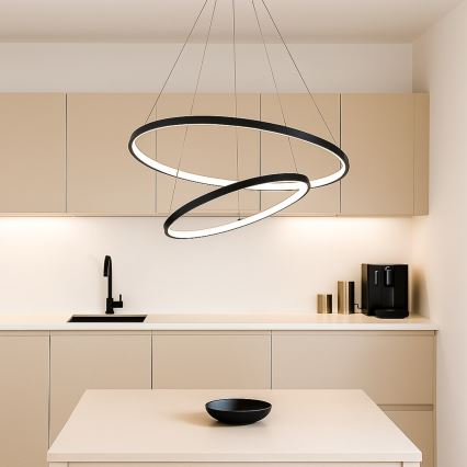 Rabalux - LED stmievateľný luster na lane LED/75W/230V 3000-6500K + diaľkové ovládanie