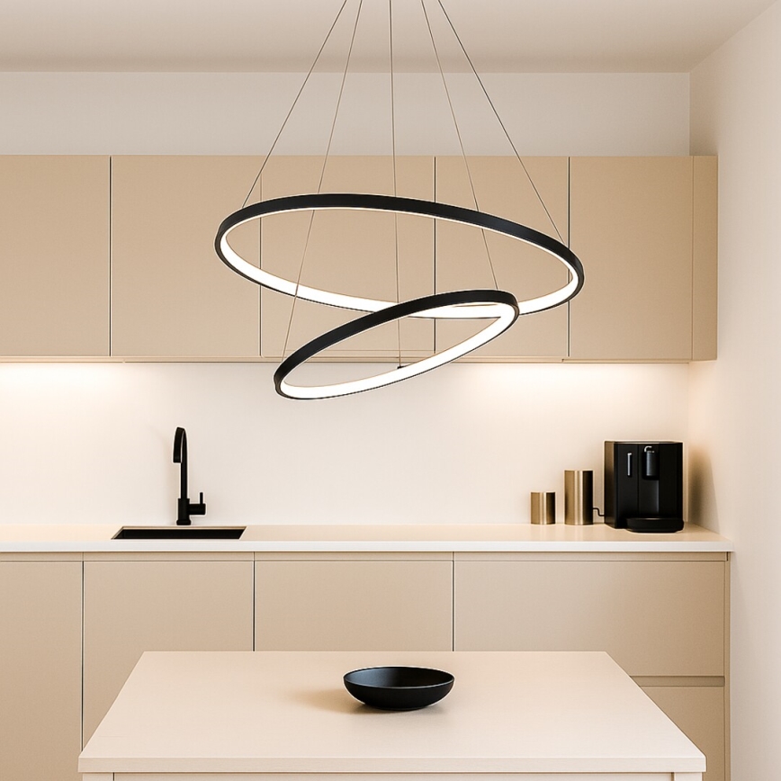 Rabalux - LED stmievateľný luster na lane LED/75W/230V 3000-6500K + diaľkové ovládanie