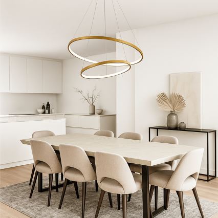 Rabalux - stmievateľný LED luster na lanku LED/75W/230V 3000-6500K + diaľkové ovládanie