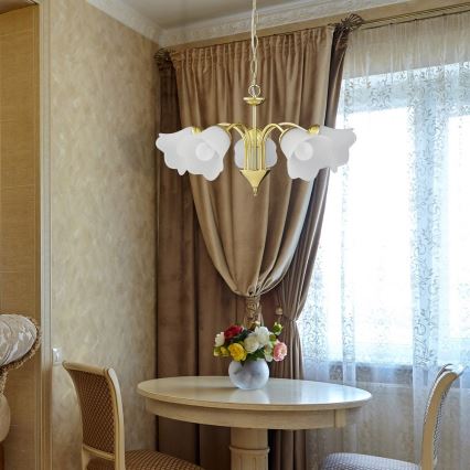 Rabalux - Luster na reťazi 5xE14/40W/230V