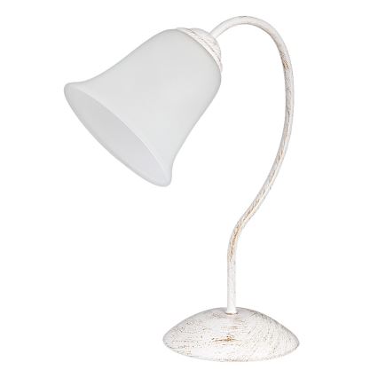 Rabalux - Stolná lampa 1xE27/40W/230V biela