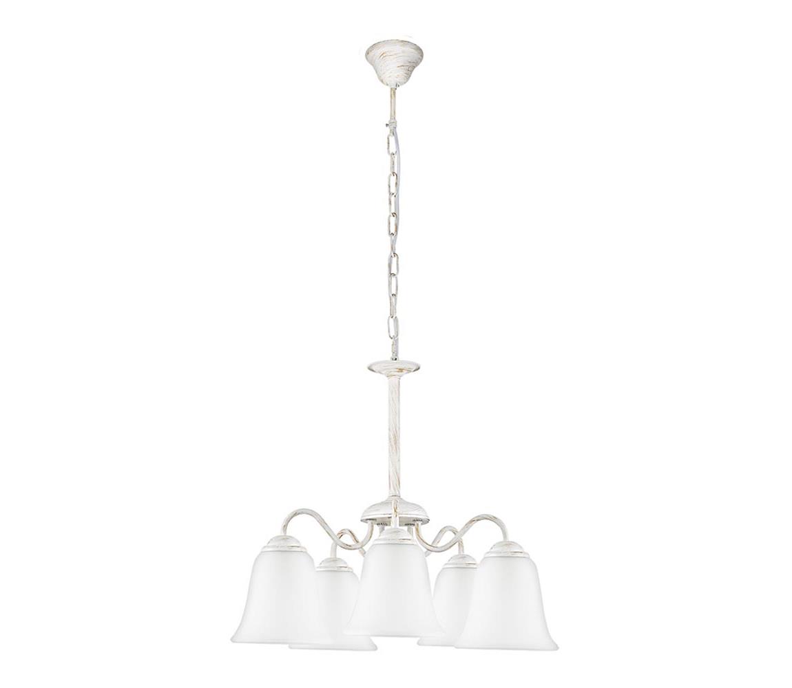 Rabalux Rabalux 7261 - Luster FABIOLA E27/40W/230V biela