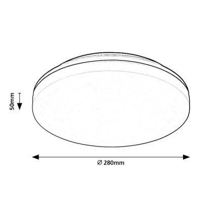 Rabalux - LED Kúpeľňové stropné svietidlo LED/24W/230V IP54