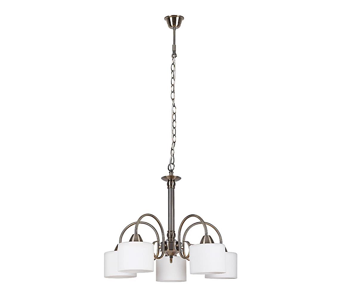 Rabalux 7276 - Luster EDITH 5xE27/60W/230V bronzová 7276