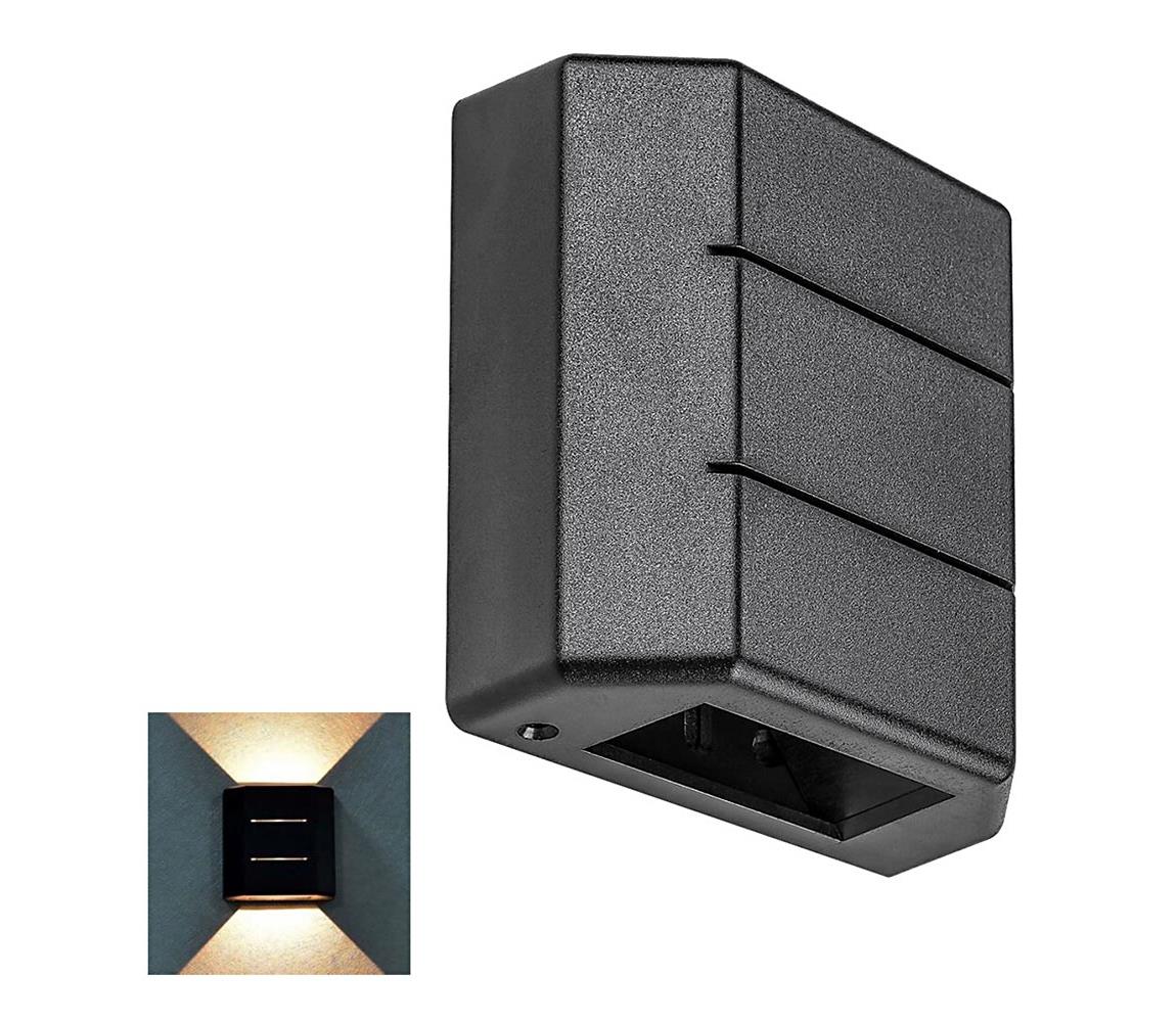 Rabalux Rabalux 7319 - LED Vonkajšie nástenné svietidlo LIPPA LED/6W/230V IP54 čierna
