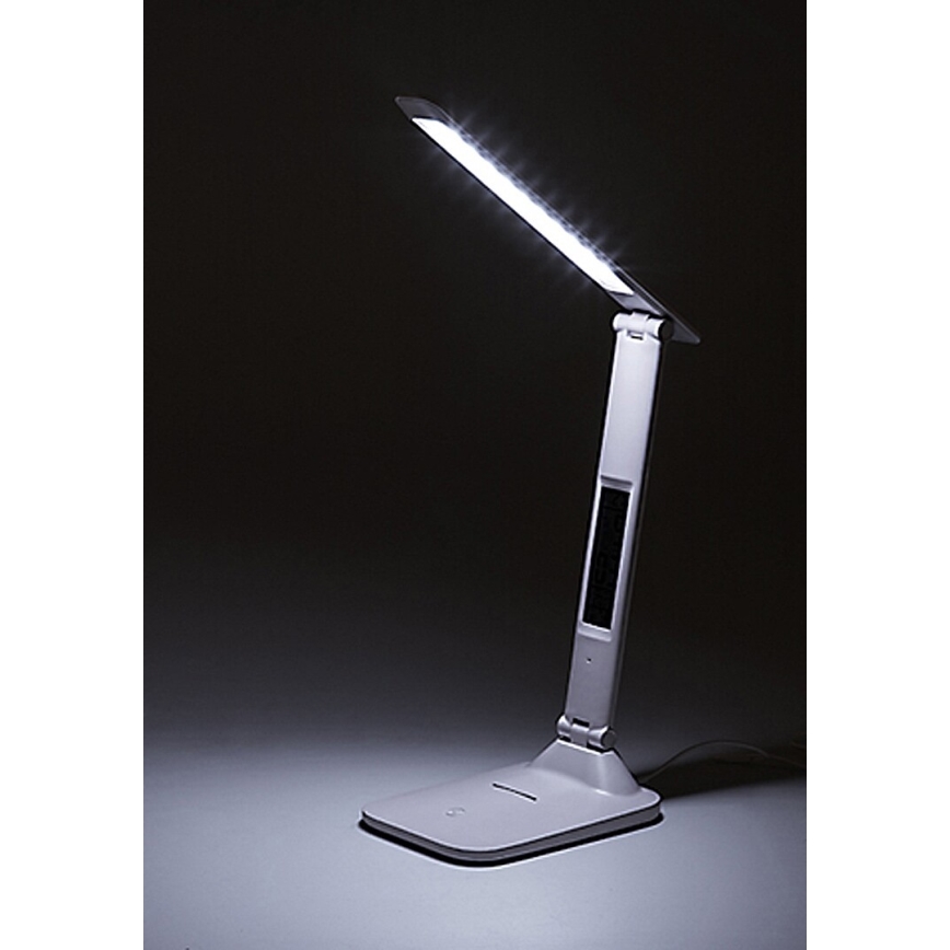 Rabalux - LED Stmievateľná stolná lampa s displejom LED/5W/5V 2600mAh 3000-6000K