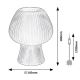 Rabalux - Stolná lampa 1xE14/60W/230V biela
