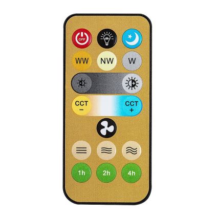 Rabalux - LED stmievateľná stojacia lampa s ventilátorom 1xE27/16W/230V 3000-6500K