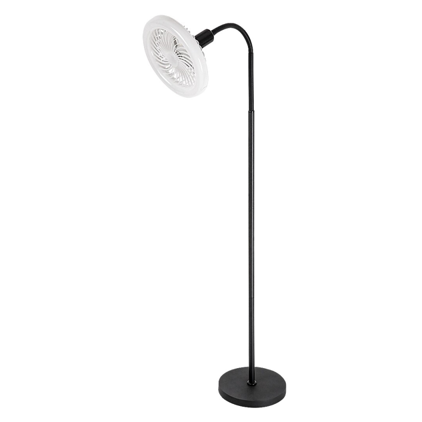 Rabalux - LED stmievateľná stojacia lampa s ventilátorom pr. 30 cm 1xE27/16W/230V 3000-6500K + diaľkové ovládanie