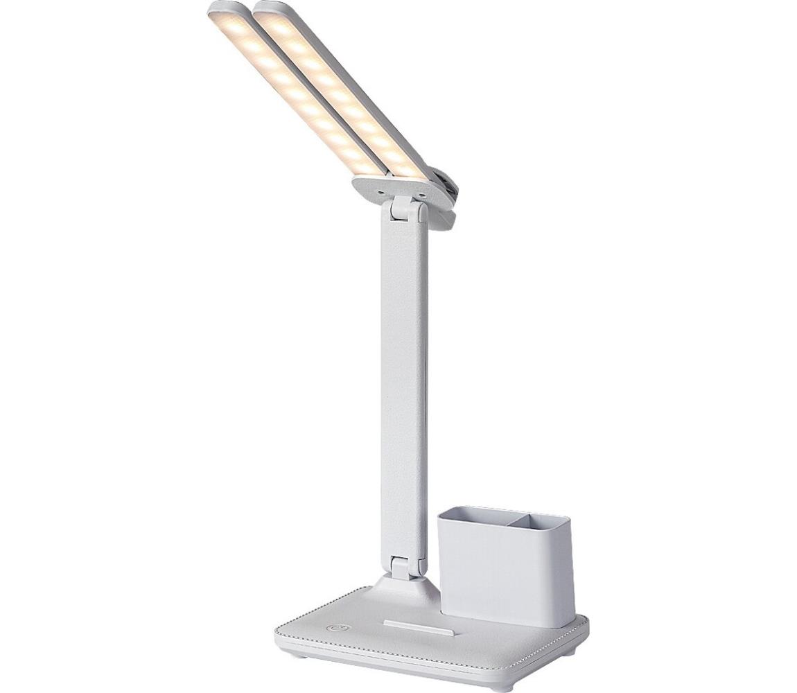 Rabalux 74032 - LED stmievateľná dotyková stolná lampa ELUMO 5W/5V 3000/4000/6500K 74032